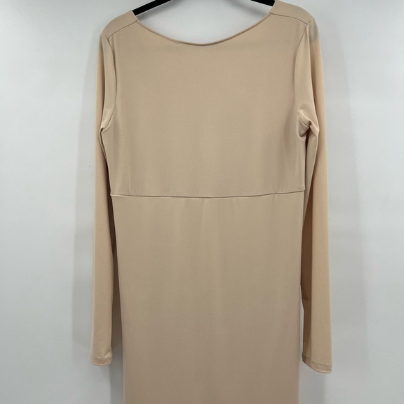 Anyutas Couture Custom Maternity Photoshoot Dress with Train Med/Lrg Champagne - Picture 2 of 11